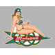 MALAGUTI  Pin up right Sticker