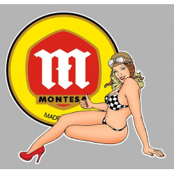 MONTESA Pin Up  Sticker 