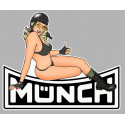 MUNCH  right Pin up Sticker
