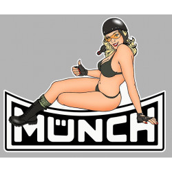 MUNCH  Pin up Sticker  