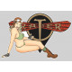 RATIER right Pin up vinyl sticker