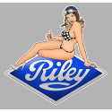 RILEY  left Pin Up Sticker