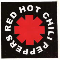 RED HOT CHILI PEPPERS Sticker UV 73mm x 73mm