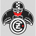 CZ biker Sticker   