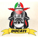 DUCATI biker Sticker  