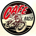 Café Racer Sticker vinyle laminé