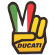  DUCATI " Love " Sticker 