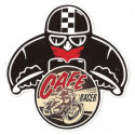 CAFE RACER biker laminated vinyl decal