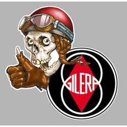 GILERA Skull Sticker  