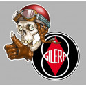 GILERA  left Skull Sticker