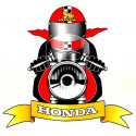 Honda biker Sticker