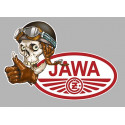 JAWA CZ  left Skull Sticker   