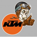 KTM Skull droit Sticker