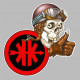 KREIDLER Skull droit Sticker 