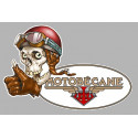 MOTOBECANE Skull Sticker gauche