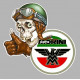 MOTO MORINI left " Skull "  Sticker