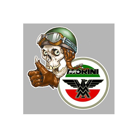 MOTO MORINI " Skull "  Sticker 