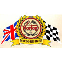 NORTON Motorcycles Sticker vinyle laminé