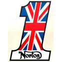 NORTON Number one Sticker  