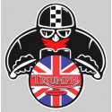 TRIUMPH Biker laminated decal