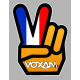 VOXAN " LOVE " laminated decal