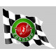 ZUNDAPP  left Flag Sticker