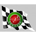 ZUNDAPP  left Flag Sticker