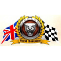 JAGUAR WORLD CHAMPION  Sticker 