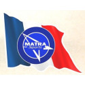MATRA  Flag Sticker gauche