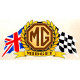 LOTUS   UK Flag Sticker  150mm