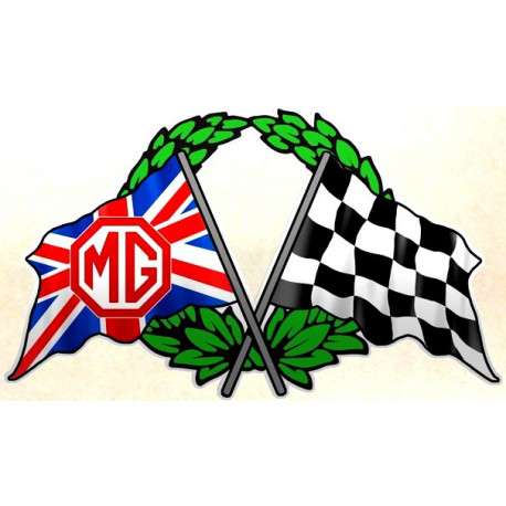 MG Flag Sticker  150mm