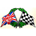 MG Flags laminated decal