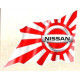 NISSAN right Flag Sticker