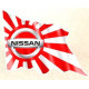 NISSAN  Flag Sticker gauche