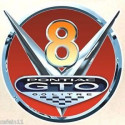 PONTIAC GTO V8 Sticker 