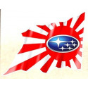 SUBARU  Flag droit  Sticker vinyle laminé