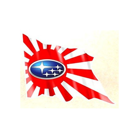 SUBARU  Flag Sticker 