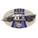 PORSCHE 917 MARTINI N°3  Sticker vinyle laminé