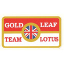 GOLD LEAF TEAM LOTUS Sticker vinyle laminé