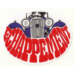 ECHAPPEMENT Sticker UV 75mm x 60mm