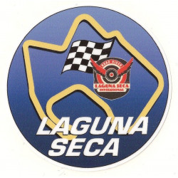 LAGUNA SECA Circuit Sticker UV 75mm 