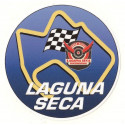 LAGUNA SECA Circuit Sticker vinyle laminé