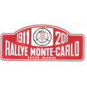 RALLYE MONTE CARLO 100 ANS  Sticker vinyle laminé