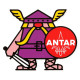 ANTAR Sticker vinyle laminé