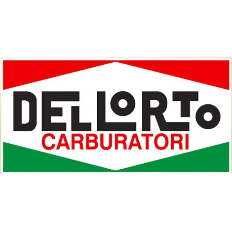 DELLORTO Sticker UV 112mm x 56mm