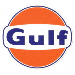 GULF laminated decal