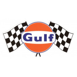 GULF Fags laminated decal
