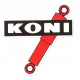  KONI  Sticker UV 75mm x 80mm