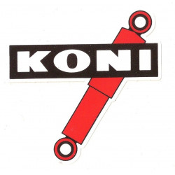 KONI laminated decal