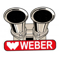 WEBER  laminated decal
